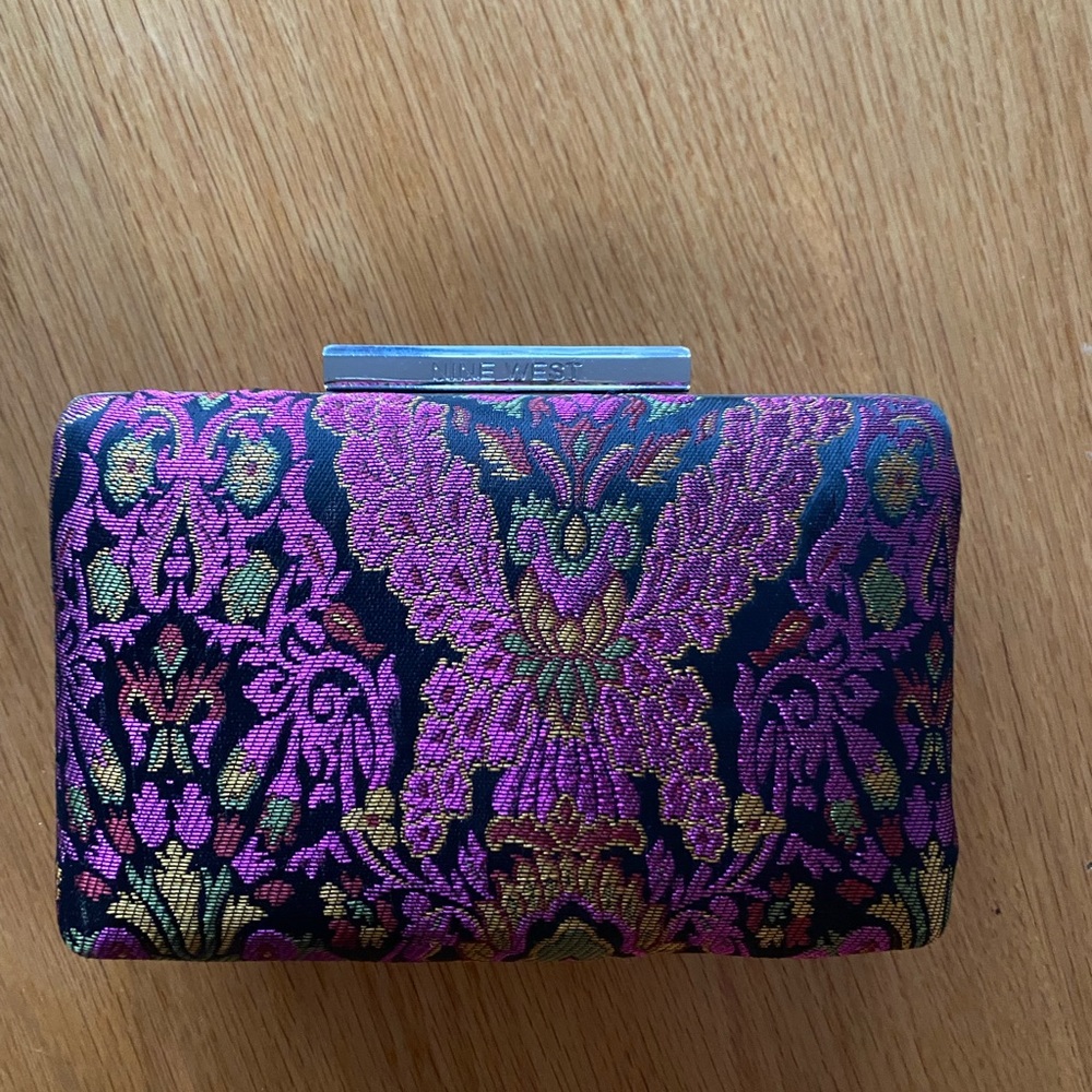 Nine West Embroidered Clutch